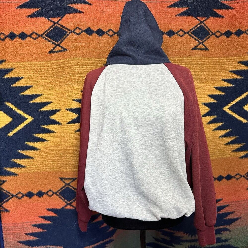 Vintage Christian Dior Monsieur Color Block Hoodie 90s Streetwear Embroidered XL - Picture 2 of 16
